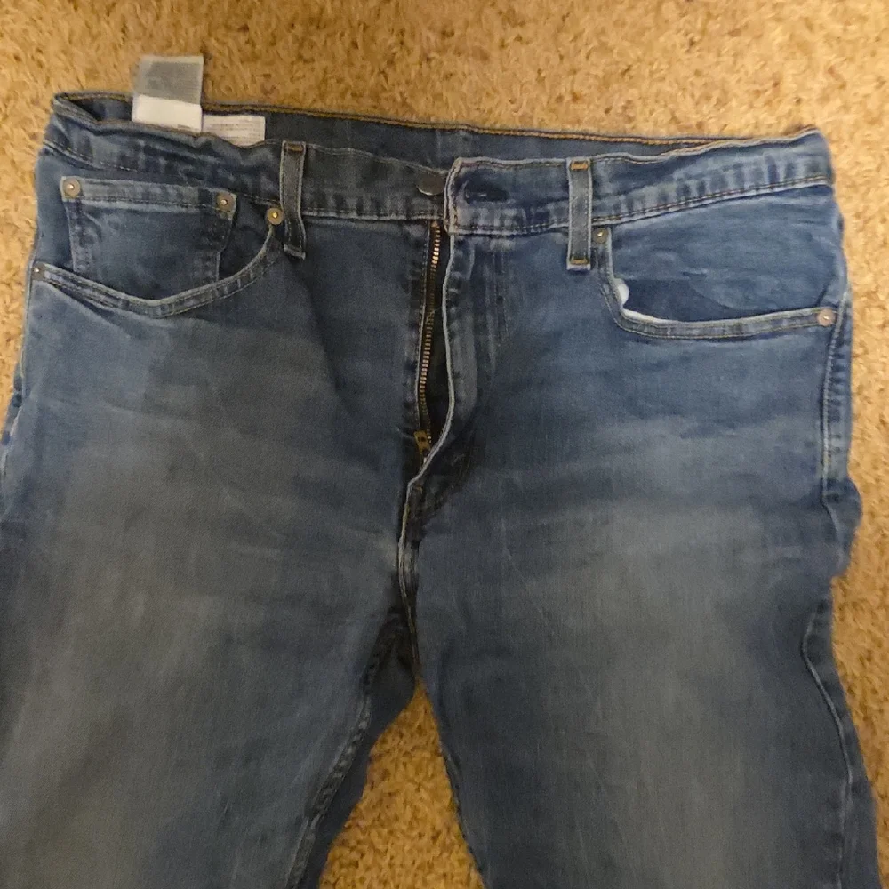 Levi's Blue Straight-Leg Jeans for Men - Picture 4 of 5